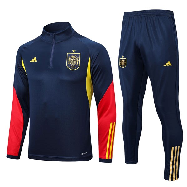 Sudadera De Training España 2022-23 Azul Rojo